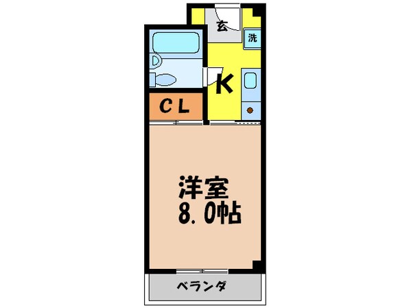 第２ヤングハイツ小野原の物件間取画像